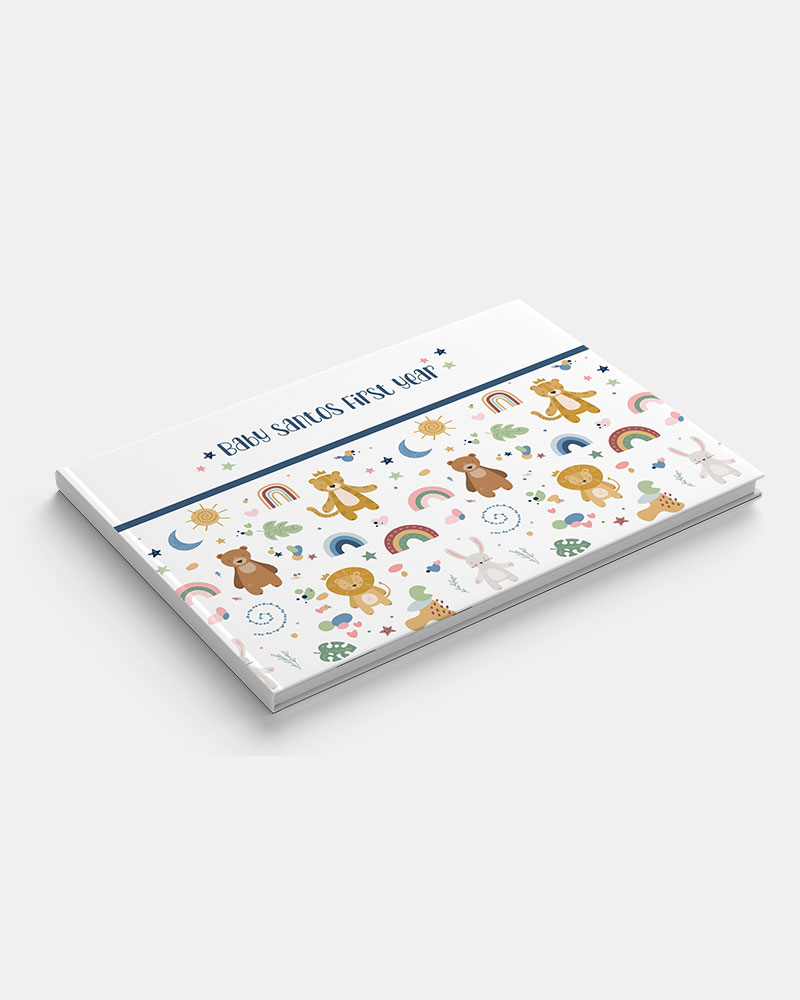 Babies first year Hard Cover Journal