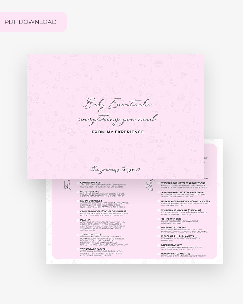 Baby Arrival Checklist - Everything you Need
