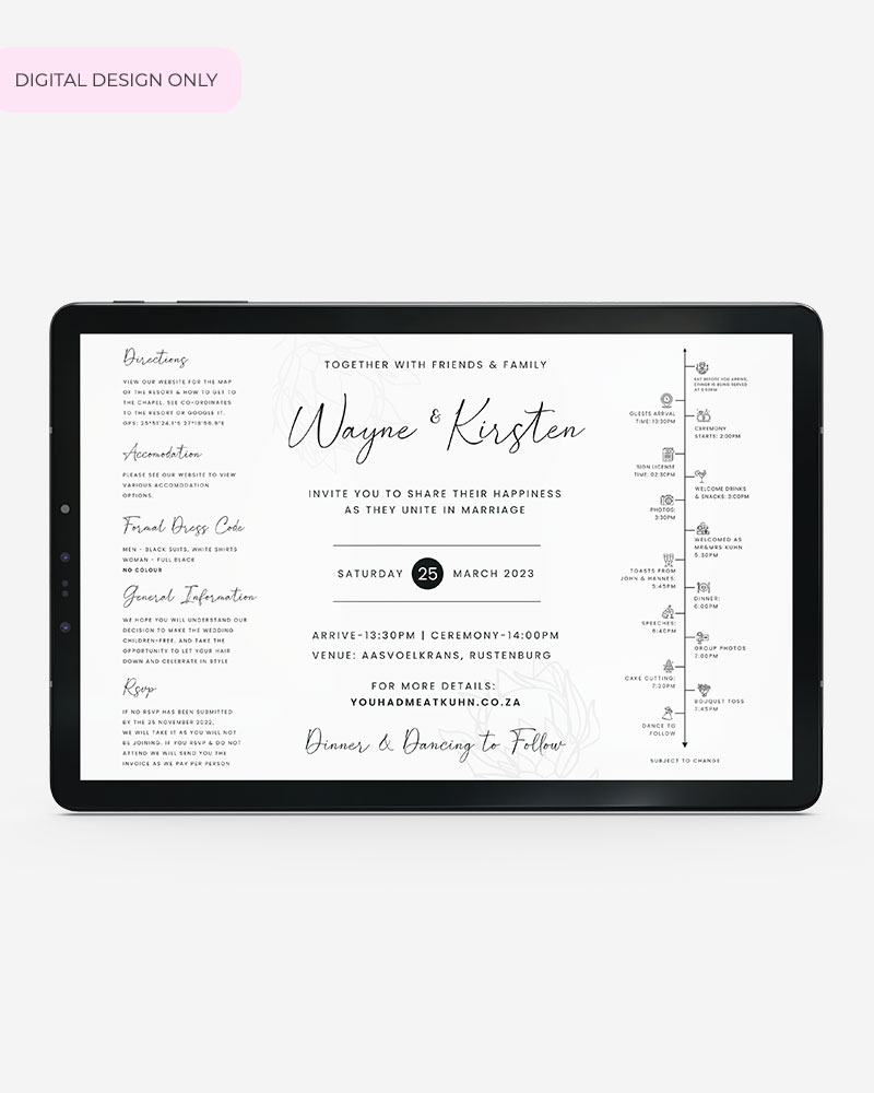 Wedding Invite Design