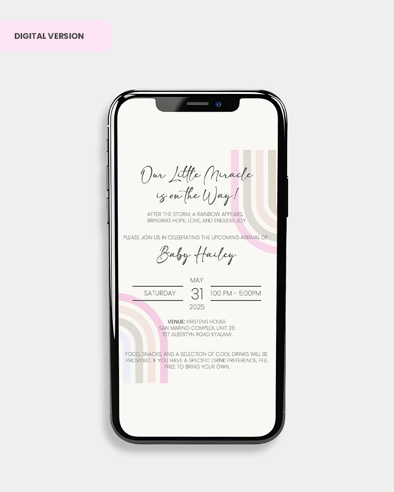 Gender Reveal Invite